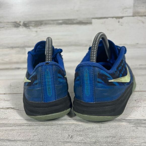 Nike Youth‎ Kobe Bryant Mentality Lace Up Blue Volt Basketball Shoes Size 5Y - Picture 3 of 8